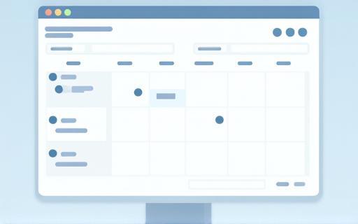 Screenshot o illustrazione di un'interfaccia di gestione prenotazioni